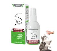 Genérico Spray calmante de Gatos - Spray calmante de Gatos con feromonas felinas | Solución efectiva de y ansiedad del estrés del Gato | Spray de de estrés Duradero | Reducción de ansiedad para v