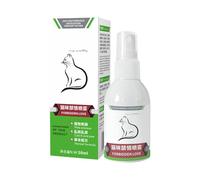 Genérico Spray Calmante para Gatos con Feromonas, Reduce la Ansiedad y el Estrés - Evita Arañazos y Micción Inadecuada - Fórmula Sin Medicamentos para Viajes, Petardos Visitas al Veterinario (50 ml)