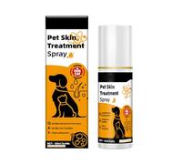 Genérico Spray Calmante Picor Perros, 60ml, Spray Cuidado Piel Mascotas, Inhibir Eficazmente Las Bacterias，Reducir Pérdida Pelos Cutáneo, para Animales Compañía Diferentes Edades Razas