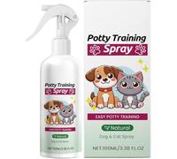 Genérico Spray de aprendizaje de la limpieza para perros - Pulverizador de aprendizaje de limpieza para cachorros, ayuda al aprendizaje de la limpieza, adecuado para la mayoría de animales