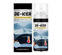 Genérico Spray Descongelante para Parabrisas de Coche, 100ml de Fusión de Nieve Duradera, Accesorios de Coche para Nieve, para Hielo en Ventanas y Exteriores en Invierno