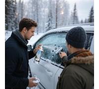 Genérico Spray Desempañador De Parabrisas,Spray Antihielo Que Derrite el Hielo - Agente Anticongelante para Cristales - para Garaje Carretera Parking Autocaravana Camión Coche