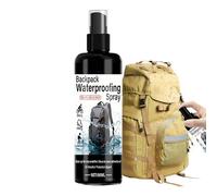 Generico Spray impermeable para ropa - Spray resistente a y piel de 100 ml, agente de cuidado de mochila | Spray de protección contra el agua de tela para viajes, caminatas, desplazamiento