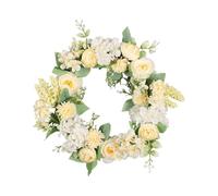 Genérico Spring Door Wreath LED Decor | Artificial Colorful Flower Wreath with LED Lights, Festive Indoor Outdoor Decoration For Home, Holiday, Wedding, Party, Window, and Seasonal Festival