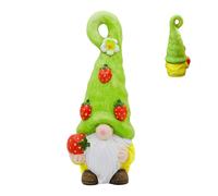 Genérico Springtime Sculptures - Harvest Figurine for Adorning | Kiln Fired Clay with Pineapple Details, Seasonal Folklore Statuette, Decorative Accents for Bedside Table, Shelf, Yard and Garden