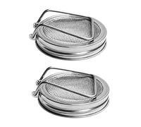Genérico Sprouting Jar Lid, Mesh Germination Screen, Cover with Filter, Tool for Hydroponics, Gardening Supplies, Seed Cap for Indoor Outdoor Home Kitchen Greenhouse Plant Growing Daily Use