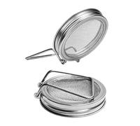 Genérico Sprouting Lid - Mesh Germination Screen | 2 Pieces Reusable Wide Mouth Growing Lids, Supplies for Indoor Gardening Hydroponics, Outdoor Home Greenhouse, Essential Culinary Tool