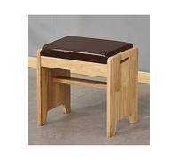 Genérico Square Footstool, Dressing Stool Foot, Change Shoe Bench, for Living Room, Restaurant, Milk Tea Shop(Coffee)