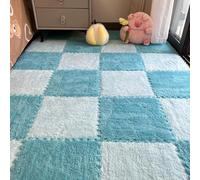 Genérico Square Interlocking Carpet Tiles -12x12x0.4 Inches Square Interlocking Carpet Tiles,Non-Slip Bottom Protective Floor Mat For Bedroom, Kids Room, Playroom, and Nursery