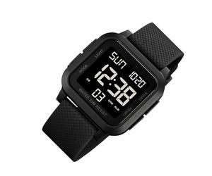 Genérico Square Running Digital Watch | Sport Watches For Men | Water-Resistant LED Display Backlight For Outdoor Adventures Running Fitness Diving Training Daily Work Travel