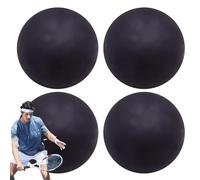 Genérico Squash Ball Beginner - 4X High Elasticity Rubber Balls, Durable Material, Consistent Bounce, Smooth Design | Training Equipment for Kids, Students, Sports Practice