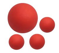 Genérico Squash Ball Beginner - Outdoor Sports Bouncing Ball | 4X High Elasticity Small Squash Balls For Kids | High Visibility Outdoor Sports Rubber Hollow Professional Player Training