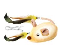 Genérico Squeaky Cat Toys, Electronic Mice Toys with Realistic Squeaky Sound, Smart Automatic Moving Kitten Toys, Perfect for Cat and Ejercise Electronic Cat Toys Realistic Cat Mice