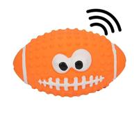 Genérico Squeaky Dog Ball - 9x7cm Latex Dogs Toys Balls | Interactive Dog Chew Toy | Bouncy Fetch Training Toy For Small Dogs, Soft Teething Relief, Textured Denťal Cleaning Surfāce