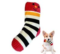 Genérico Squeaky Dog Chew, Sock Shaped Toy, Interactive Pet Toy with Bite Resistant Material, Puppy Play Accessory, Fun Dog Plaything with Engaging Design, Pet Supplies for Home Park Sturdy