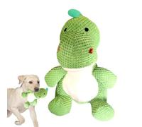 Genérico Squeaky Dog Chew Toy, Tough Dinosaur Design, 22x33x37cm/8.66x12.99x14.57 Inches, Interactive Puppy Training Aid, Cute Pet Plaything, Chewing Supply for Small Medium Dogs