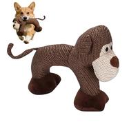 Genérico Squeaky Dog Plush Toy - Interactive Stuffed Animal, Teether for Small Breed Puppies, Provides Boredom Relief, Encourages Chewing, Enrichment, Playtime Fun, Indoor Outdoor Pet Activity