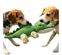 Genérico Squeaky Dog Toy, Crocodile Plush Chew Animal Toy, Bite Resistant Pet with Sound Squeaker Feature, Soft Plush Dog Chewer, Interactive Toys with Fun Design, Dogs Toys for Indoor Outdoor