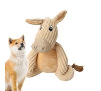 Genérico Squeaky Dog Toy Dog Chew Toys Puppy Teether Toy Donkey Plush Toy Pet Chewing Toy Soft Dog Chew Toy Squeaky Puppy Toy Plush Chew Toy Dog Training Toy Teething Dog Toy Donkey Dog Toy