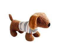 Genérico Squeaky Dog Toy Stuffed Animal - Aggressive Dog Chew Toys,Dachshund Shape Puppy Chewing Devices, Teeth Cleaning Playing Tools for Pets