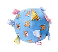Genérico Squeaky Dog Toys Ball, Interactive Puppy Fetch Ball, 5.91x5.90x5.91 Inches Compact Chewing Toy, Bite-Resistant Texture, Soft Squeaker Fun, Ideal for Home Yard Outdoor Indoor