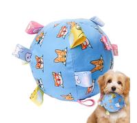 Generico Squeaky Dog Toys Ball, Interactive Puppy Fetch Balls, 5.91x5.91x5.91 Inches Compact Design & Portable, Pet Supplies, Wear Resistant Chewing Toy for Home, Yards, Outdoor, and Indoor