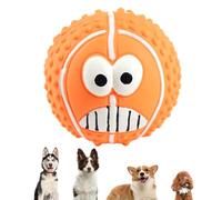 Genérico Squeaky Dog Toys Face Balls | 8cm Latex Smile Facce Dogs Ballls | Bite Resistant Smile Face Squeaky Dog Balls| Multi Applications For Puppies, Dogs, Small Cats and Kittens