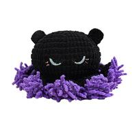 Genérico Squeaky Dog Toys Plush - 7x7x5cm Cute Cartoon Teething Doll For Small Medium Breeds, Durable Wear-Resistant Pet Toy Dog Companion Octopus Toy For Teeth Cleaning