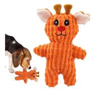 Genérico Squeaky Dog Toys, Plush Animal Chew Toy, 9.45x5.51in Tough Authentic Design, Boredom Relief and Teething Aid, Animal Puppy Toys for Keeps Engaged and Clean