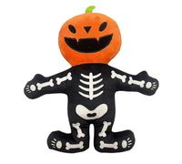 Genérico Squeaky Dog Toys, Pumpkin Skeleton Chew Plush, Interactive Funny Toy to Keep Pets Busy, Ideal for Halloween, Puppy Teething, Training, Travel, Outdoor Walks, Indoor Playtime Fun