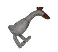 Genérico Squeaky Dog Toys - Rooster Knot Chew Doll, Plush Interactive Squeaky Dog Toy with Reinforced Bite-Resistant Design, Fun Sound Pet Chew Toy, Engaging Puppy Cognitive Enrichment Toys