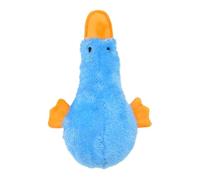Genérico Squeaky Duck Toy, Plush Chew Toy, Soft Pet Companion for Small Dogs and Cats, Indoor Play, Lightweight Animal Toys with Sound, Wear-Resistant Gift forPet Lovers, Blue