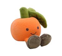Genérico Squeaky Fruit Dog Chew Toy, Plush Animal Aggressive Chewers, 10x6.5x9cm, Interactive Pet Supplies, Stuffed Puppy Toy for Biting, Indoor Play, Training, Mental Stimulation