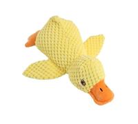 Genérico Squeaky Interactive Dog Toys | Calming Duck Toy Durable Squeaky Dog Toys | Soft Plush Yellow Stuffed Duck Dog Chew Toy for Dogs Indoor Puppy Lindo Plush Dog Toy