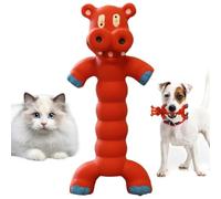 Genérico Squeaky Latex Dog Toy - Latex | Fun Educational Squeaky Toy For Training and Play | Tough Ļatex Chew Toys For Small To Medium Pets Puppies, Fun and Educational