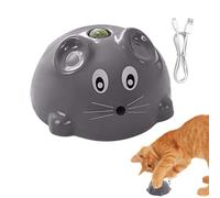Genérico Squeaky Mice Cat Toys, Remote Control Indoor Toy, 7.87 Inches, Rechargeable Bell, Grass Infused Design for Interactive Indoors Pets Hunting Play, Multicolor