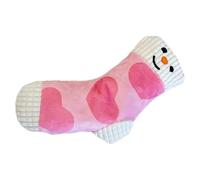 Genérico Squeaky Pet Chew Toy - Sock Shape Canine Hardware, Bite Resistant Fetching Gear, Small Breed Training Equipment, Indoor Outdoor Play Supply, Animal Accessory, Medium Blue Unit