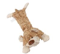 Genérico Squeaky Plush Bear Toy For Dogs, Soft Dog Chewing Toy, Indestructible Pet Teething Midget, Interactive Biting Doll For Medium Dogs, Robust and Durable, 8 Inches, Brown, 1 Piece