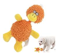 Genérico Squeaky Puppy Chew, Plush Teething Set, Bite Resistant Material with Soft Texture, Sturdy Dog Play Toy for Focused Chewing, Interactive Pet Toy with Cute Style, Fun Relief for Yard Park