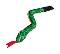 Generico Squeaky Snake Dog Toy - Lovely Plush Snake Design Squeaky Dog Toys For Aggressive Chewers - Bite-resistant Sounding Paper Animals Chew Toy For Large And Small Dogs - Snake Plush Dog Toy