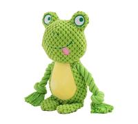 Genérico Squeaky Toys for Dogs - Pet Teething Rope Doll | Cute Pet Squeaky Chewing Rope Doll for Tug-of-War, Teething, Training, Aggressive Chewers, Exercise, Outdoor Entertainment