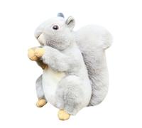Genérico Squirrel Plush Toy, Big Tail Squirrel, Animal Plush with Soft, Cute Cuddle Doll, Home Decor Accessory with Huggable Design, Room Ornament for Living Room Bedroom for Dorm Table Shelf