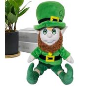 Genérico St Patricks Stuffed Animal Soft Irish Plush Doll Cute Holiday Plush Toy Decorative Figure for Kids Adults St Patricks Day Decor Bedroom Living Room Couch Shelf Office Car Travel Gift