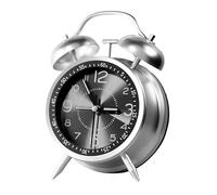 Genérico Stable Alarm Clock - Lightweight Led Clock, Bedside Clocks with Bell Loud Ringer, Kids Clocks for Bedroom Display, Home Digital Alarm, Portable Timepiece for Living Room Table Decor