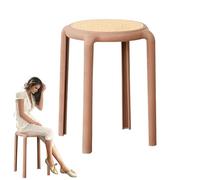 Generico Stackable Stools | Dressing Stool | Large Sitting Stool | Barstools | Backless Nesting Stool | Stacking Round Seating | Breathable Backless Kitchen Seating for Home | Home Accessories