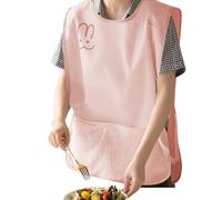 Genérico Stain Resistant Smock - Culinary Grilling Wrap, Utility Workshop Tunic, Adjustable Buckle Strap, Pocket Storage System, Coffee Shop Bistro Wear, Olive Green Large Fit Baking Artist