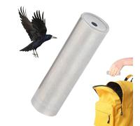 Genérico Stainless Steel Bird Whistle - Hunting Call Tool for Outdoor Training | 2x8cm Portable Caller, 10g Lightweight Design, Perfect for Attracting Crows Survival Camping Boating Hiking Adventure
