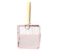 Genérico Stainless Steel Cat Litter Scoop - Ergonomic Mesh Shovel, Metal Poop Sifter for Kittens, Puppies, and All Pet Breeds | Easy-Clean Durable Cat Litter Scoop for Litterboxes