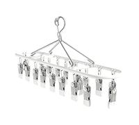 Genérico Stainless Steel Clothes Drying Rack, Portable Underwear Hanger, Space Saving Laundry Rack, Compact Drying Station, Professional Garment Care Tool