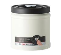 Genérico Stainless Steel Coffee Canister - Airtight Food Storage Jar | Push Type Vacuum Container | For Preserving Kitchen Food Freshness Keep Your Cereal Fresh And Dry With Our Sealed Tank